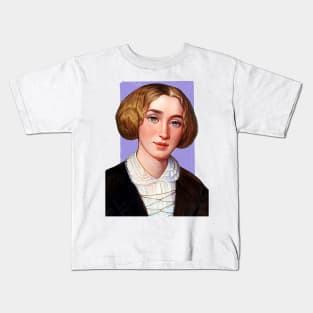 English Novelist George Eliot illustration Kids T-Shirt